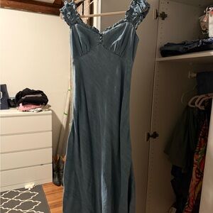 Blue Sleeveless Dress